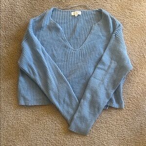 La Hearts Sky Blue Ribbed Knit